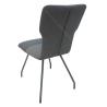 Buy cheap Leisure Fabric Upholstered Dining Chairs High Density Sponge Grey Shell from wholesalers