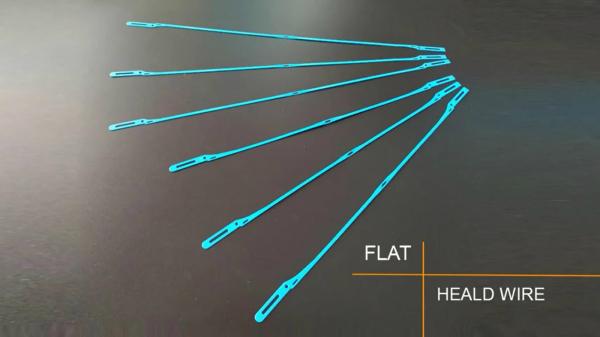 Buy cheap Plastic Stainless Steel Heald Wires Water Jet Loom Machine Spare Parts from wholesalers