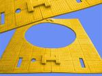 Anti Skid Drilling Rig Accessories Mats 30mm Thickness Polyurethane Rubber