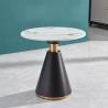 Buy cheap Modern Round Negotiation Table Marble Top Stainless Steel Gold/Silver from wholesalers