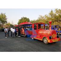 Buy cheap Theme Park Carnival Train Ride 42 Adults Capacity Electric Train Ride product
