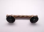 Polished Zamak Metal Coffin Handles H006 red bronze color Size 25.5 x 6.5 cm
