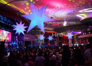 Wholesale 2m Diameter Giant Inflatable Beautiful Advertising Led Lighting Star For Wedding from china suppliers