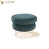 Buy cheap Eco Friendly Modern Foot Rest Stool Round Fabric Ottoman Stools ODM from wholesalers