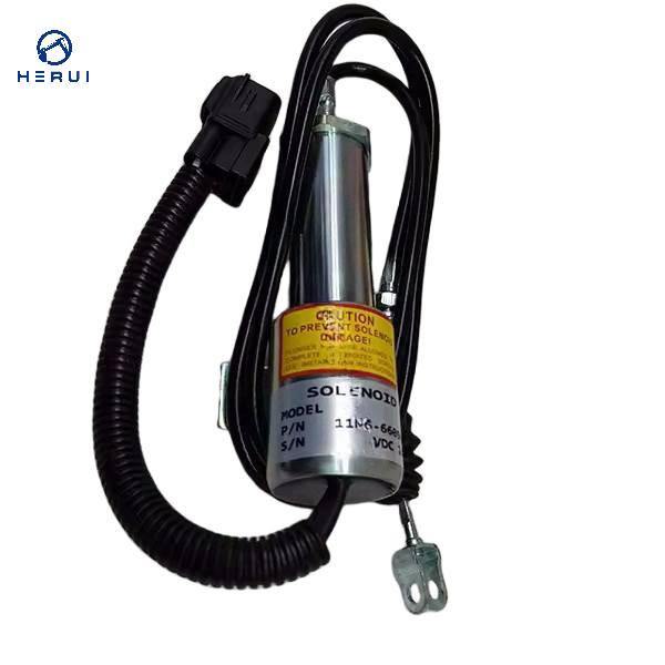 Buy cheap 24V 11N6-66090 Stop Solenoid Valve Excavators R210LC-7H R220LC-7H from wholesalers
