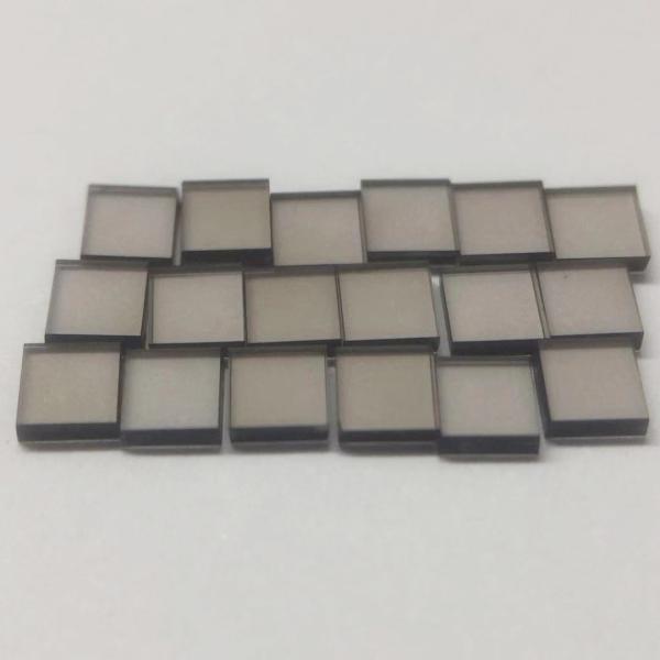 Buy cheap Monocrystaline Uncut CVD Lab Grown Diamonds 3x3x1.5mm Brownish Color from wholesalers