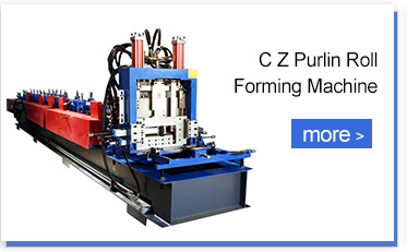 Full automatic CZ purlin profile light gauge steel frame roll forming machine
