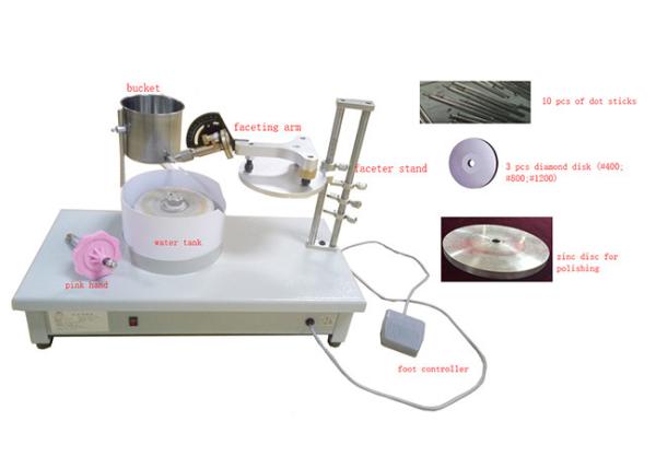Buy cheap 170-180W Motor Tool Accessories Gem Lapidary Machine FJM-2014 AC220V 50-60Hz from wholesalers
