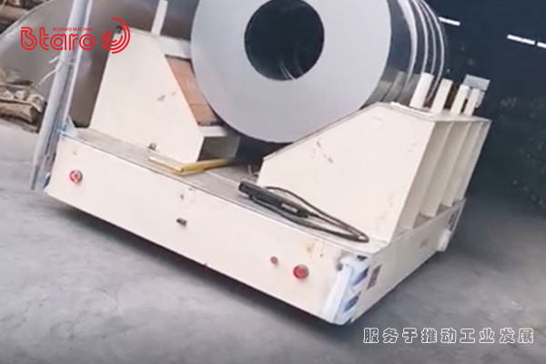 ISO9001 20 Tone Trackless Transfer Trolley With 4 Wheels Saving Labor And Time