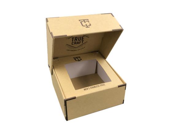 Buy cheap Natural Brown Decorative Cardboard Gift Boxes CE Certification Eco - Friendly from wholesalers