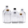 Buy cheap 350ml 500ml Flat Coffee Glass Drink Bottles With Screw Cap from wholesalers