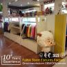 Buy cheap Colorful plywood children clothes display shelf for kids store from wholesalers