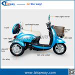electric mobility tricycle Front tyre 60/65-8 Rear tyre120/50-9 city drive