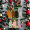 Buy cheap Custom Leather Keychain Photo Keyring Leather DIY Keychain Birthday Christmas Gift from wholesalers