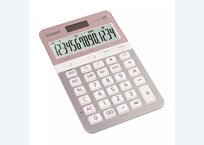 For CASIO Casio JS-40B Lovely Women's Business 14-bit widescreen Fast Silent Gift calculator