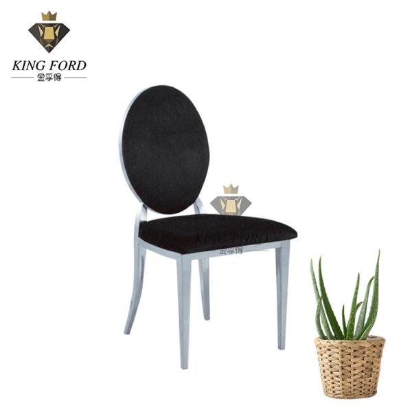 Commercial Furniture 1.0 Tube Stainless Steel Chairs With High Density Cutting