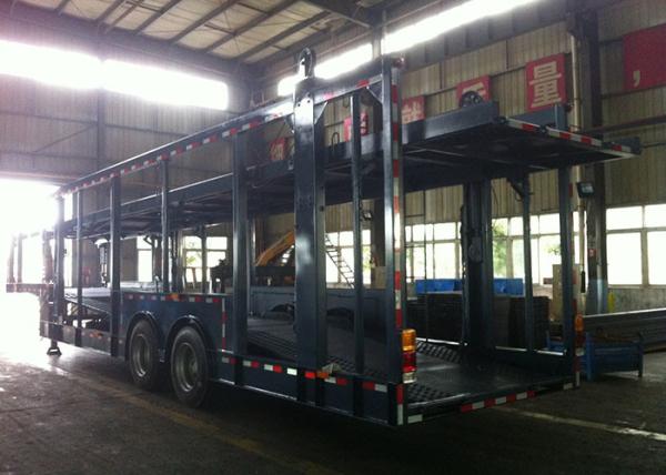 Buy cheap Auto Transport Commercial Car Carrier Trailer 8 Cars 8 Piece Leaf Spring Double Decker from wholesalers