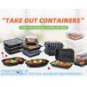 Buy cheap Packaging 3 Compartments Takeout Boxes Black Microwave Plastic Lunch Box Food Containers Wholesale from wholesalers