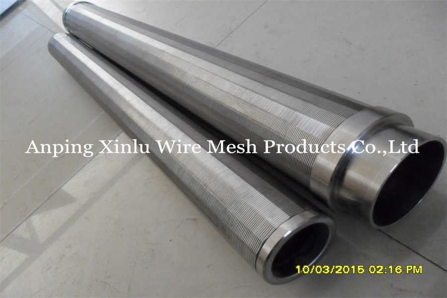 Point Welding Spiral Continuous Slot Wedge Wire Well Screen Tube for Groundwater/oil Pump