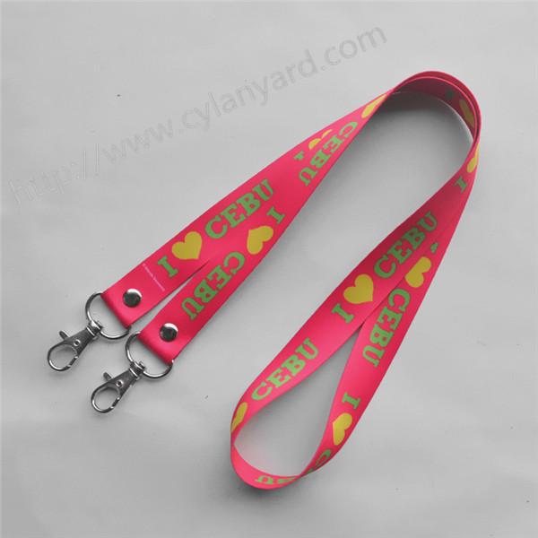 Buy cheap Small quantity wholesale full color print neck lanyards, full color polyester neck straps, from wholesalers