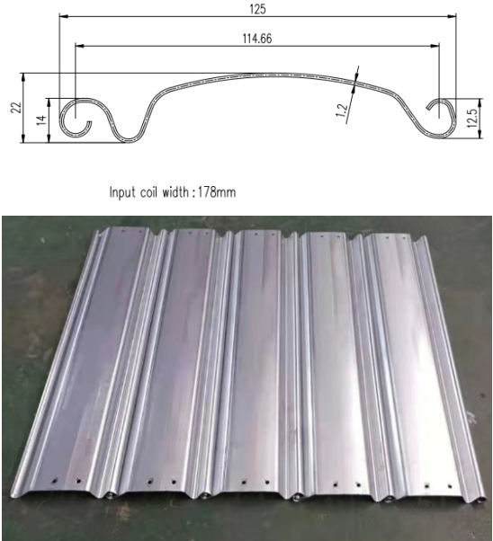 Drawing profile of shutters 