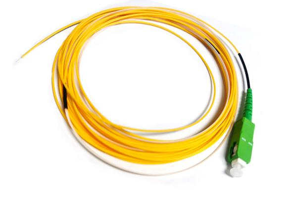 Buy cheap Single Mode SC APC Fiber Optic Pigtail Simplex 0.9mm 3m from wholesalers