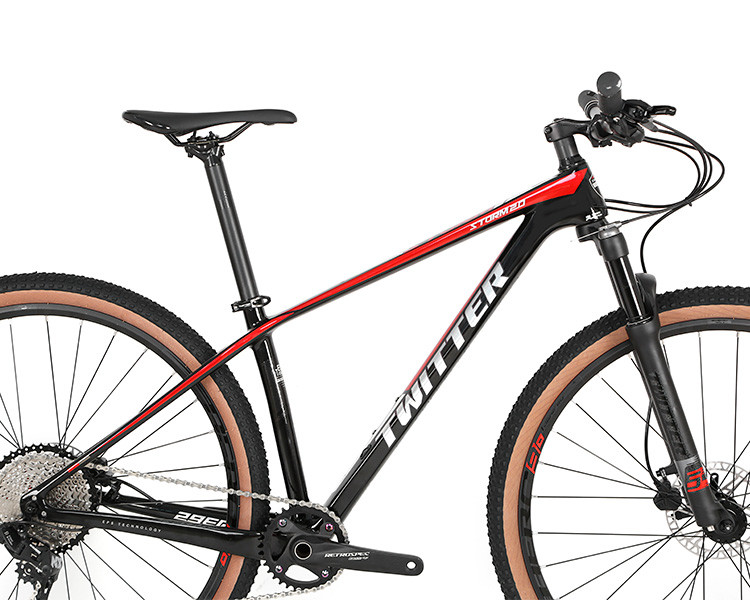 Carbon Fiber 27.5 29 Inch Mountain Bike With SHIMANO DEORE 30Speed Groupset