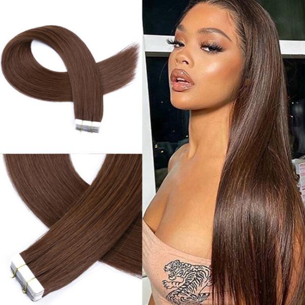 Buy cheap Platinum Blonde 20 Inch Tape Extensions Virgin Human Hair from wholesalers
