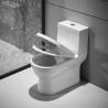 Buy cheap Modern Ceramic 1 Piece Elongated Toilet Dual Flush 0.9/1.3 GPF from wholesalers