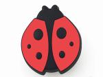 Lady Bug Rubber Kids Bedroom Knobs / Soft Plastic Knobs For Children's Furniture