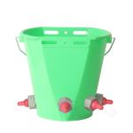 Green/Gray 8000ml Plastic Baby Goat Feed Container with 2 to 4 Feeding Nipple