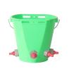 Buy cheap Green/Gray 8000ml Plastic Baby Goat Feed Container with 2 to 4 Feeding Nipple from wholesalers