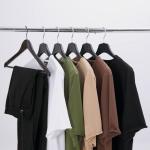 Fashion Plain Premium T Shirts Raw Hem Essential