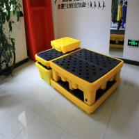 Buy cheap 10000 Shots HDPE Roto Molded Plastic Pallets Single Faced 70L product