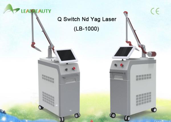Buy cheap High power Dual-Wavelength Q-switch Nd Yag Laser tattoo removal machine from wholesalers