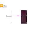 Buy cheap Single Swing Gal. Steel 1 Hour Rated Steel Insulated Fire Exterior Doors With Panic Bar from wholesalers