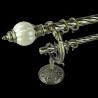 Buy cheap Morocco 1.5m Crystal 3m Pipe Curtain Rods Set For Bedroom from wholesalers
