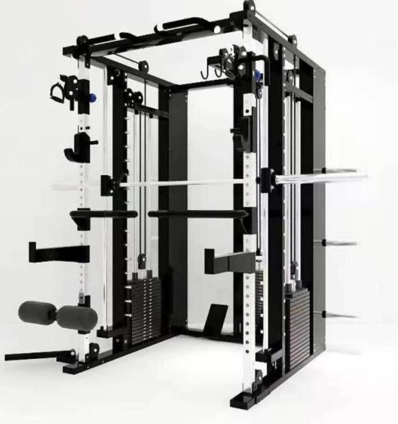 Buy cheap Home Gym Sport Equipment Station Multi Functional Power Cage Squat Rack Weightlifting Smith Machine from wholesalers
