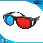 Adult Size Red Cyan 3D Glasses Thick Lenses Customized Frame Color