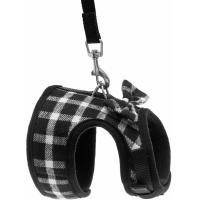 Buy cheap Cute British Style Soft Fabric Cat Harness Collar product