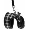 Buy cheap Cute British Style Soft Fabric Cat Harness Collar from wholesalers