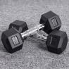 Buy cheap 15kg Unisex Hexagon Rubber Dumbbells Non Toxic Customized from wholesalers