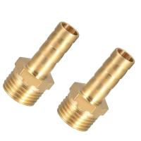 Buy cheap 1/4inch / 6mm Hose Barb , Male BSP Thread Brass Barbed Coupling product