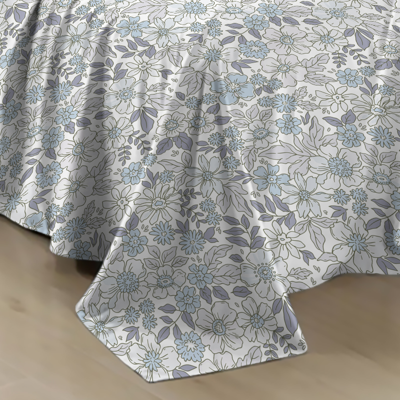 100% Polyester Multi Size Custom Printed Sheet Set for Queen Size and King Fitted Sheet