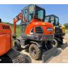 Buy cheap Original Korea Used Mini Excavator Doosan DX60W-9C 6 Ton Small Wheel Excavator from wholesalers