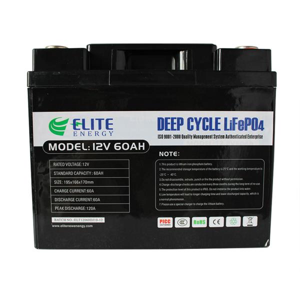 Buy cheap Lithium Po4 IP54 12V 60Ah Deep Cycle ESS Battery High Energy Density from wholesalers