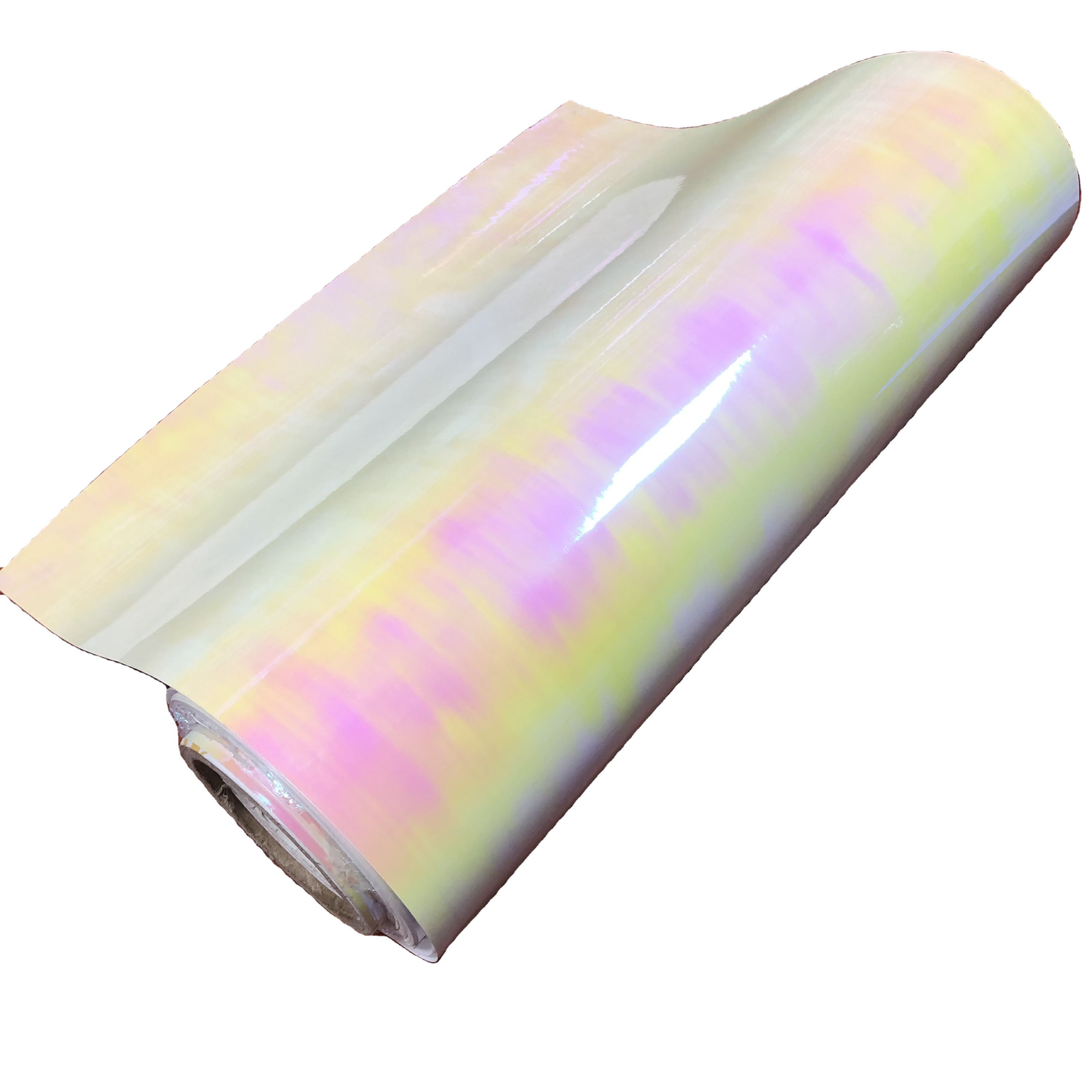 Transparent Self Adhesive Holographic Sticker Film Waterproof For Iridescent Lamination