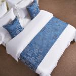 Geometric Pattern Hotel Bed Runner Bed Clothes Bed Linen Cushion For Adult