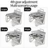 Buy cheap CE Certified Folding Overheating Protection Campfire Barbecue Grill For Road Trips from wholesalers