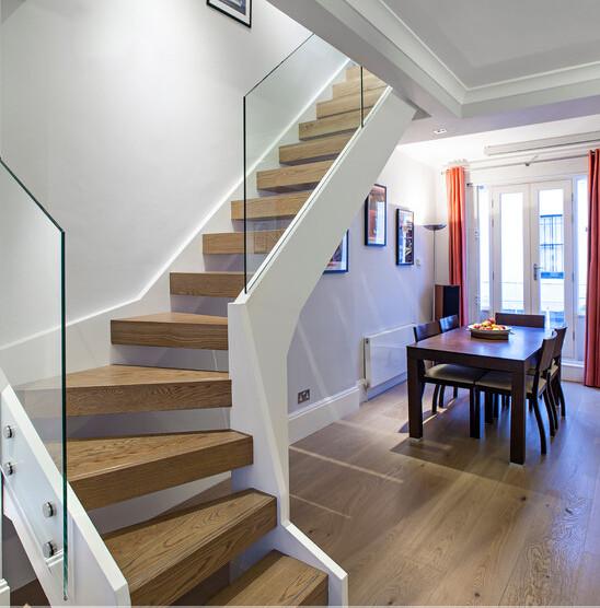 Buy cheap Triangle shape natural oak stair tread board from wholesalers